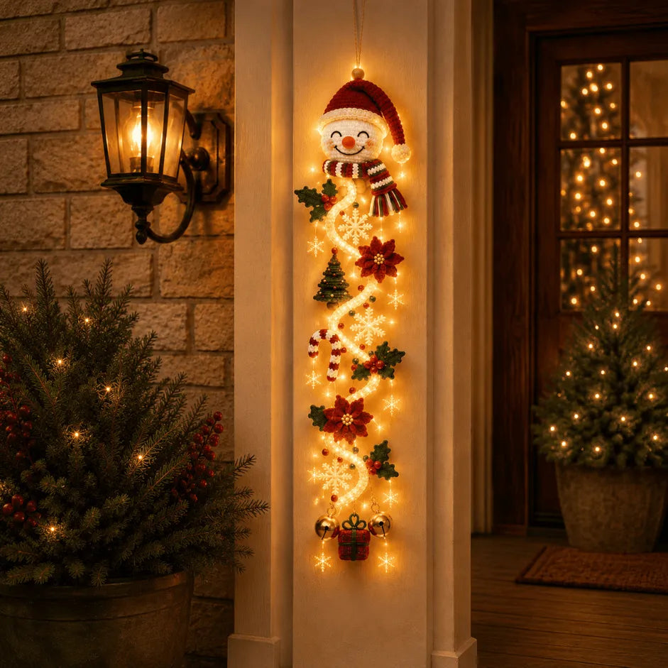 🎄Glowing Christmas Door Hanger