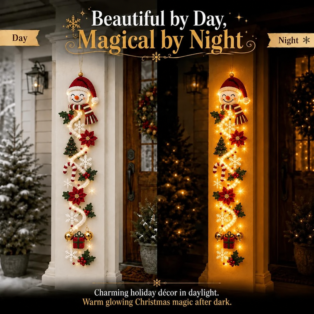 🎄Glowing Christmas Door Hanger