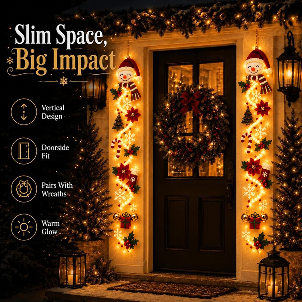 🎄Glowing Christmas Door Hanger