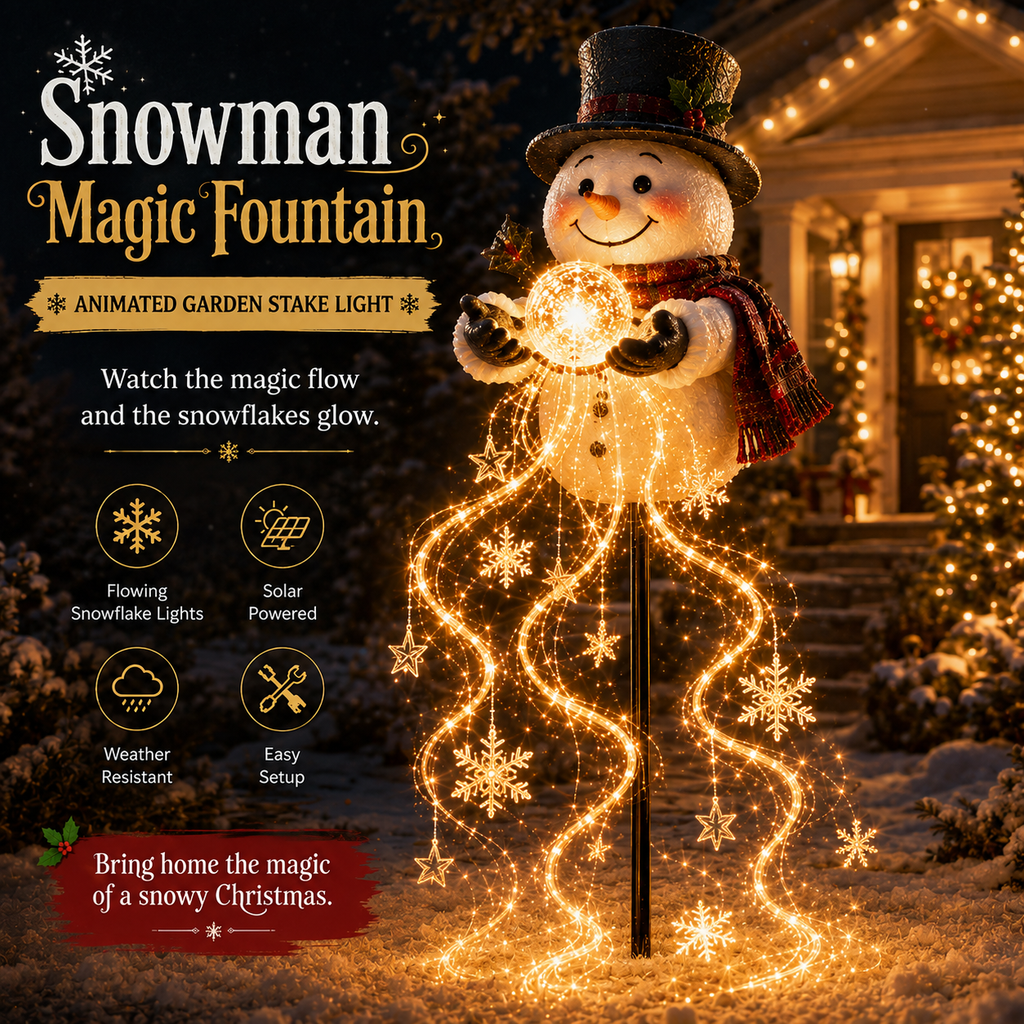 ❄️ Snowman Magic Fountain