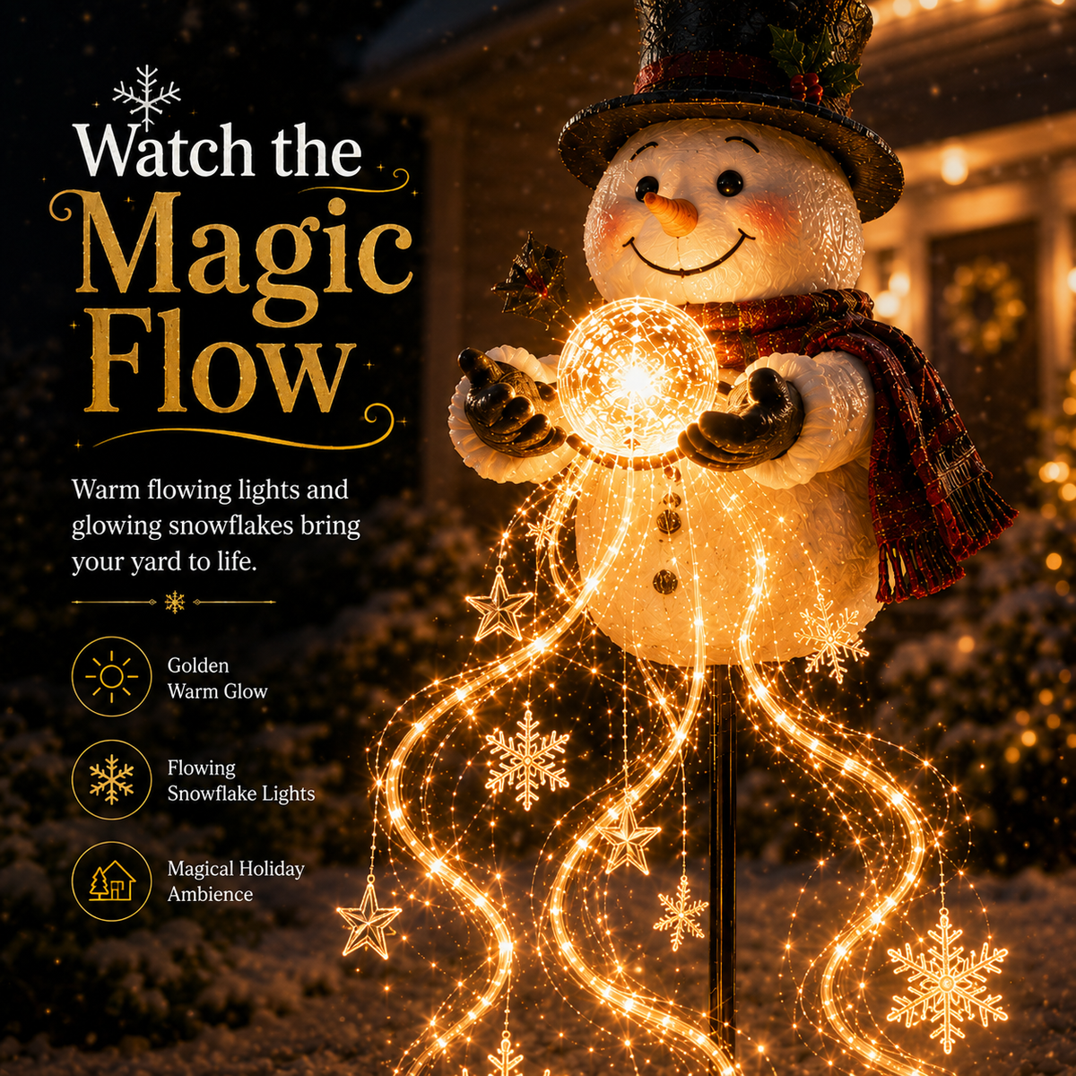 ❄️ Snowman Magic Fountain