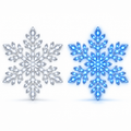 ❄️ 24PCS LED Snowflake Wall Lights