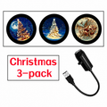 Plug-&-Play HD Christmas Projector